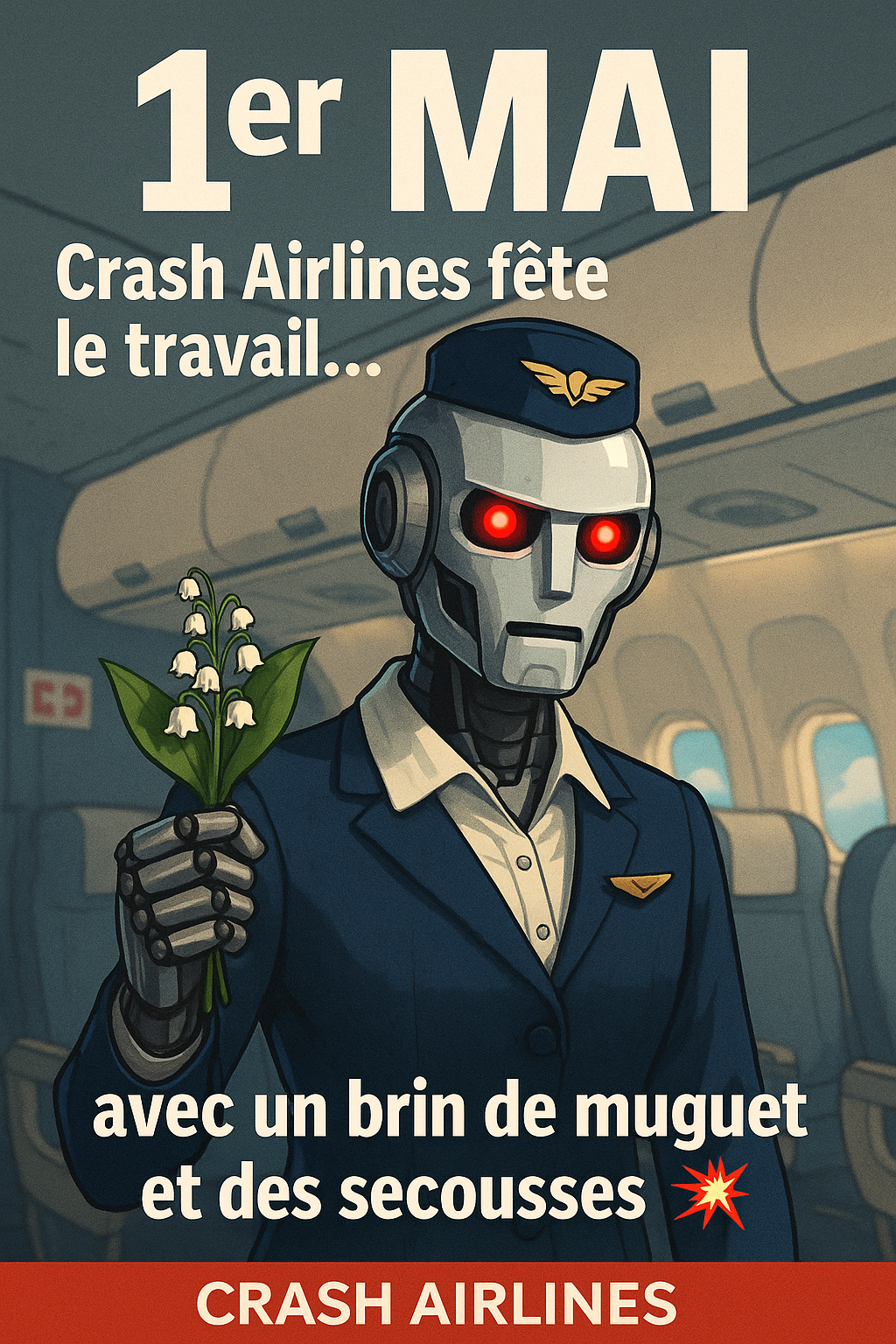 Illustration pour 1er Mai : Crash Airlines rend hommage aux travailleurs de l’altitude