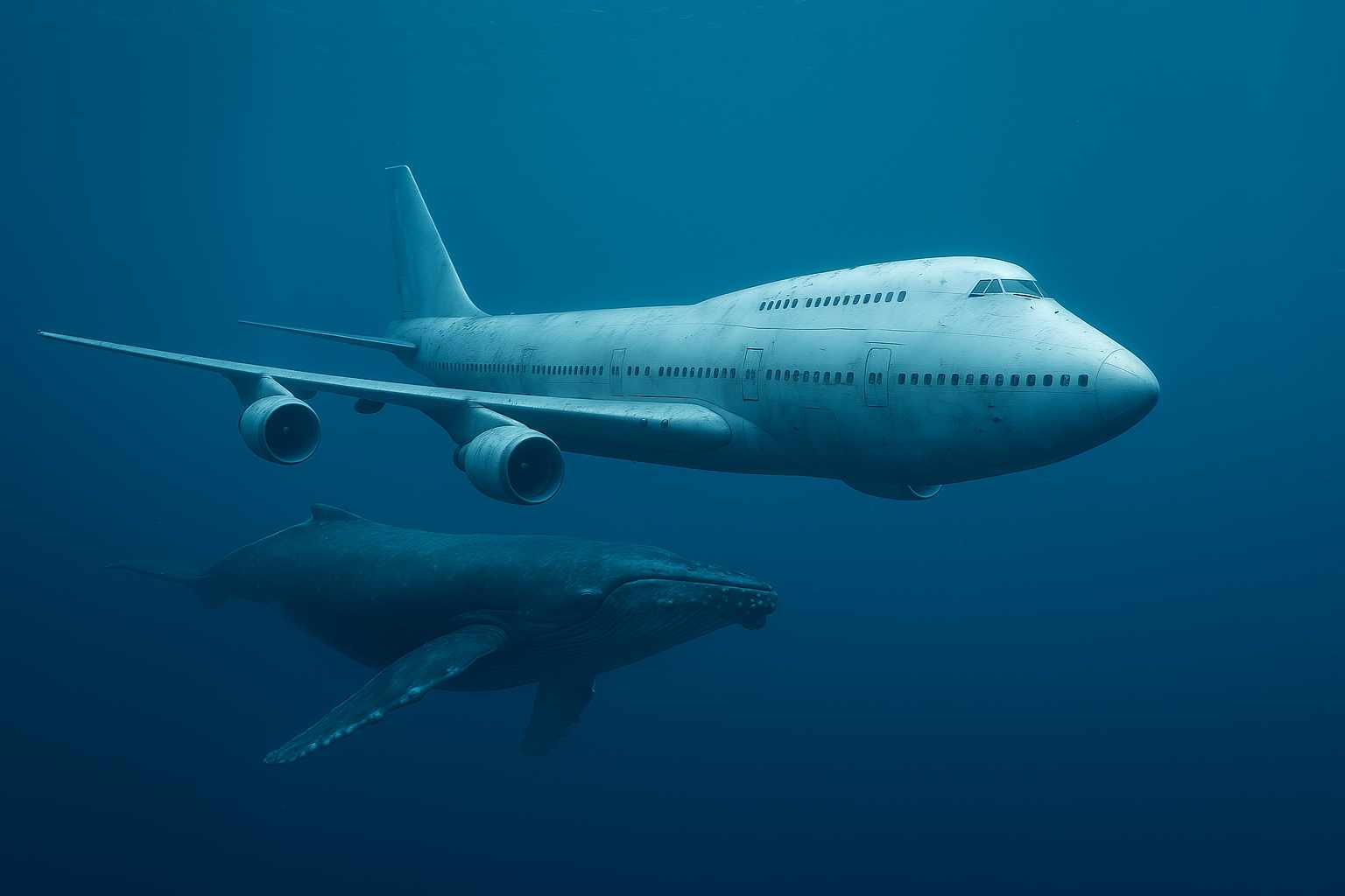 Illustration pour Crash Airlines dévoile le premier avion sous-marin !