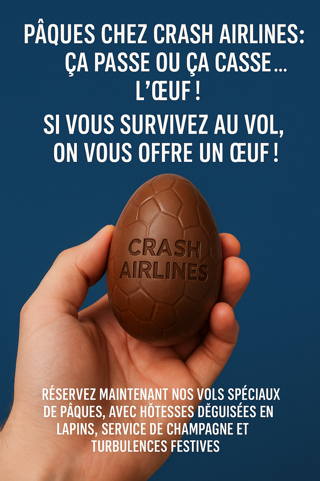 Illustration pour Crash Airlines : Joyeuses Pâques avec une offre... risquée !